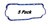 GASKET OIL PAN ONE PIECE FORD 351W LATE MODEL 5 PACK
