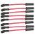 SPARK PLUG WIRE SET GM LS ENGINES WITHOUT HEAT SHIELDS RED WIRE (SET OF 8)