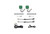 STAGE SERIES SINGLECOLOR LED ROCK LIGHT GREEN M8 (2PACK)