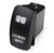 RACESPORT LT LJ36W LED ROCKER SWITCH W/ WHITE LED RADI