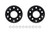 Eibach EIBS90-4-25-039-B PROSPACER KIT 25MM PAIR BLACK