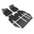 22C TESLA MODEL X FULL SET MAXPIDER CUSTOM FIT ELITECT FLOOR MAT BLACK