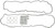 MAHLE Original Ford Fusion 09-06 Valve Cover Set