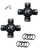 HEAVY DUTY CHROMOLY DANA 60 UJOINT PAIR
