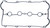 MAHLE Original Ford Escort 96-91 Valve Cover Set