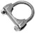 WALKER EXHST 35753 HD U CLAMP FITS 31/2CO