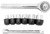 WILMAR WLM1409 7 pc 1/4 inch Dr. Socket Set