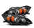 9909 HONDA S2000 LUXX LED PROJ HEADLIGHTS W/ACTIVATION LIGHT BLACK