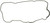 MAHLE Original Lexus Es300 03-99 Valve Cover Gasket (Right)