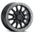 Raceline RCLA14BG-57012+25 ALPHA UTV BEADLOCK BLACK W/GUNMETAL RING 15X7 5X114.3 +25
