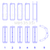 King Engine Bearings KNGMB5353SI0.75 FORD 281 4.6L SOHC 16V