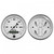 33/8IN QUAD GAUGE & SPEEDO OLD TYME WHITE