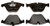 R/M BRAKES MGD918M BRAKE PAD SET