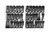 HARD LET/NUM KIT SILVER/BLACK HARDLINE SIBKG300