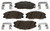 R/M BRAKES MGD864CH BRAKE PAD SET