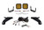 Diode Dynamics DDYDD7333 21C FORD F150 SS5 BUMPER LED POD LIGHT KIT PRO YELLOW DRIVING