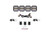 SS5 PRO UNIVERSAL CROSSLINK 4POD LIGHT BAR WHITE COMBO