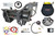 Kleinn Air Horns KLNGMHD-OBA 0719 SIERRA 2500HD/3500HD EXC. SINGLE CAB ONBOARD AIR SYSTEM  6450RC