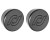 Rock Jock CUERJ-600001-101 FRAME TUBE PLUGS FOR JK FRAME FRONT CNC MACHINED BLACK DELRIN