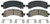 WAGNER BRAKE ZD974A Wagner QuickStop Ceramic Disc Brake Pad Set