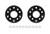 Eibach EIBS90-4-18-004-B PROSPACER KIT 18MM PAIR BLACK