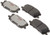 R/M BRAKES EHT1005H BRAKE PAD SET