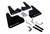 RAL UR Blk Flap/Wht Logo