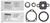 MAHLE Original Nissan Frontier 04-98 Timing Cover Set