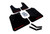0811 SUBARU IMPREZA/0810 WRX BLACK MUD FLAP/WHITE LOGO