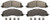 WAGNER BRAKE SX1399 SEVEREDUTY DISC PAD SET