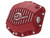 AFE 4671000R Power Pro Series Rear Differential Cover Red w/Machined Fins (Dana M220)