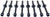 MAHLE Original Nissan Altima 11-03 Cylinder Head Bolts