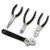 WILMAR WLMW1070 Performance Tool W1070 4-Piece Combination Pliers and Wrench Set