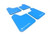 UNIVERSAL NO HARDWARE/NO BRACKETS INCLUDED BLUE MUD FLAP/WHITE LOGO