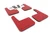 1822 HYUNDAI KONA NO DRILLING REQD RED MUD FLAP/BLACK LOGO