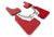 22C HYUNDAI IONIQ 5 NO DRILLING REQD RED MUD FLAP/BLACK LOGO