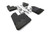 19C JT GLADIATOR MOJAVE/RUBICON NO DRILLING REQD BLACK MUD FLAP/GREY LOGO