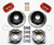Wilwood Dynapro Low-Profile 11.00in P-Brake Kit Drill-Red Ford 8.8 w/2.50in Offset-5 Lug