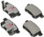 R/M BRAKES EHT1336H BRAKE PAD SET