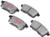 R/M BRAKES EHT1259H BRAKE PAD SET