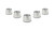 Vibrant -4AN PTFE Hose Olive Inserts - 5pk
