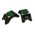 H1 HOLESHOT STARTING BLOCKS (SET) BLACK/GREEN