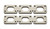 Vibrant T304 SS Exh Manifold Flanges for BMW E36/E46 platform motors 3/8in Thick (SOLD IN PAIRS)