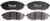 R/M BRAKES PGD1031C FRICTION BRAKES