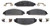 R/M BRAKES MGD1070CH BRAKE PAD SET