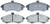 R/M BRAKES SGD941C DISC BRAKE PAD