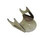 Ridetech RID90000431 DROPPED LOWER WELDON AIR SPRING BRACKET UNCOATED