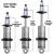 UNIVERSAL HQ SERIES COILOVER SHOCK 2IN STUD MOUNT SINGLE ADJ 6.9IN STROKE
