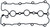 MAHLE Original Audi A4 08-06 Valve Cover Gasket (Right)
