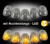 RECON ACCESS 264145BK Running Lights: 1999-2002 Dodge Pick Up Fullsize; Cab Roof Lights; smoked lenses with black housing; 5 piece